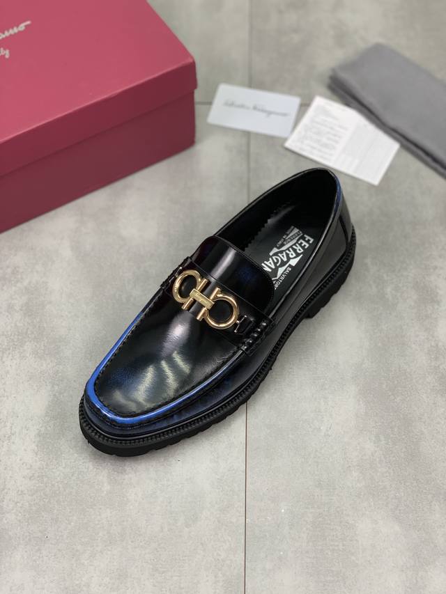 Factory Price P Actual Price Original Ferragamo Water-Washed Cowhide Original Fo