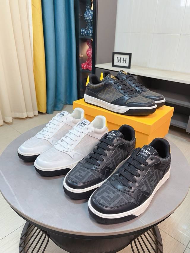 Factory Price P Fendi Classic Comfortable Men's Shoes. This Intricate Sneaker Fe