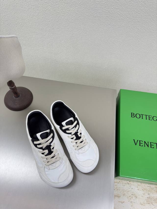 Price: Bv Orbit Flash Sneakers Couple's Dad Shoes Olive Green With Off-White Lam