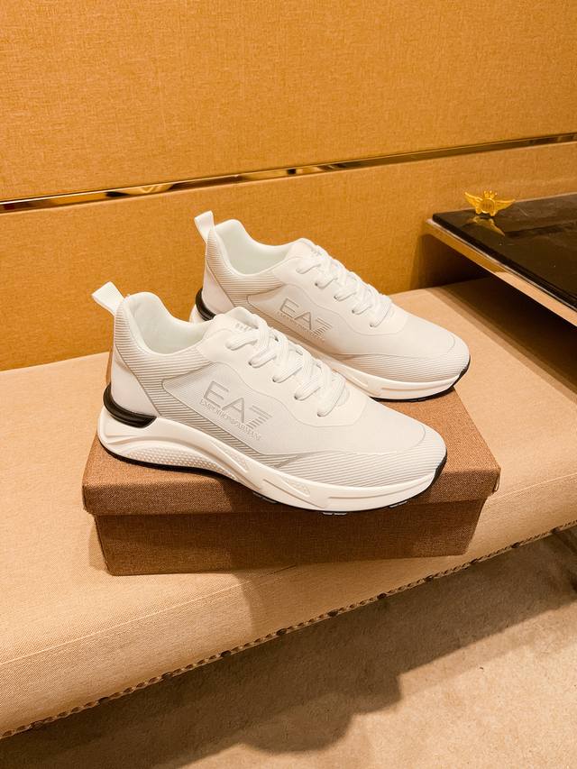 Factory P-Batch Armani Men's Shoes High-End Brand Official Website 1:1 Latest Ma
