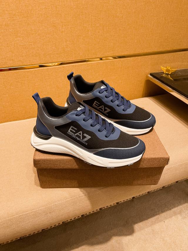 Factory P Batch Armani Men's Shoes High-End Brand Official Website 1:1 Latest Ma