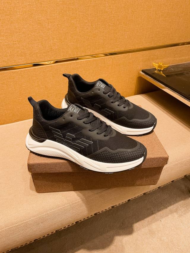 Factory P Batch Armani Men's Shoes High-End Brand Official Website 1:1 Latest Ma