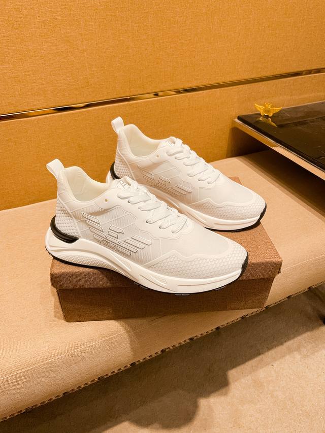 Factory P Batch Armani Men's Shoes High-End Brand Official Website 1:1 Latest Ma