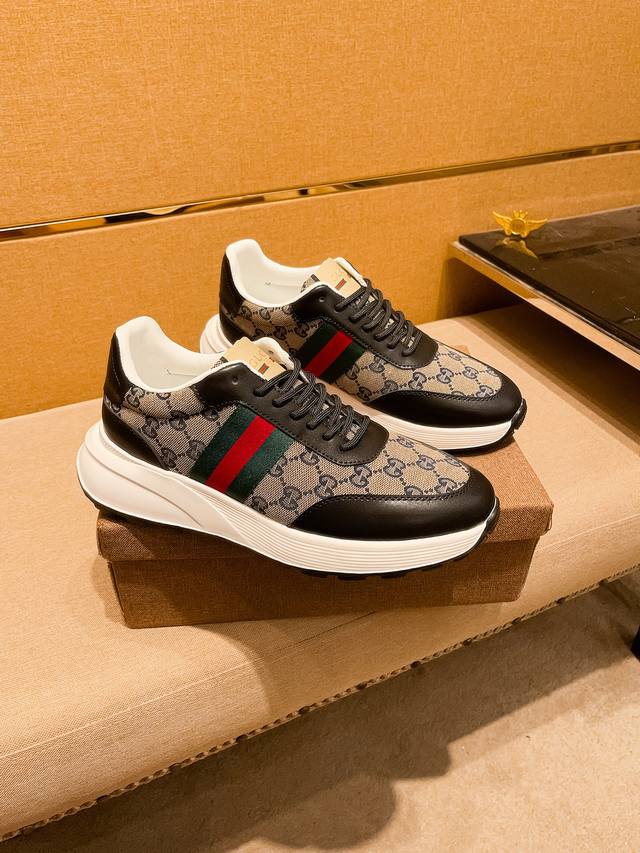 Factory P Batch Gucci Men's Shoes High-End Brand Official Website 1:1 Latest Mas