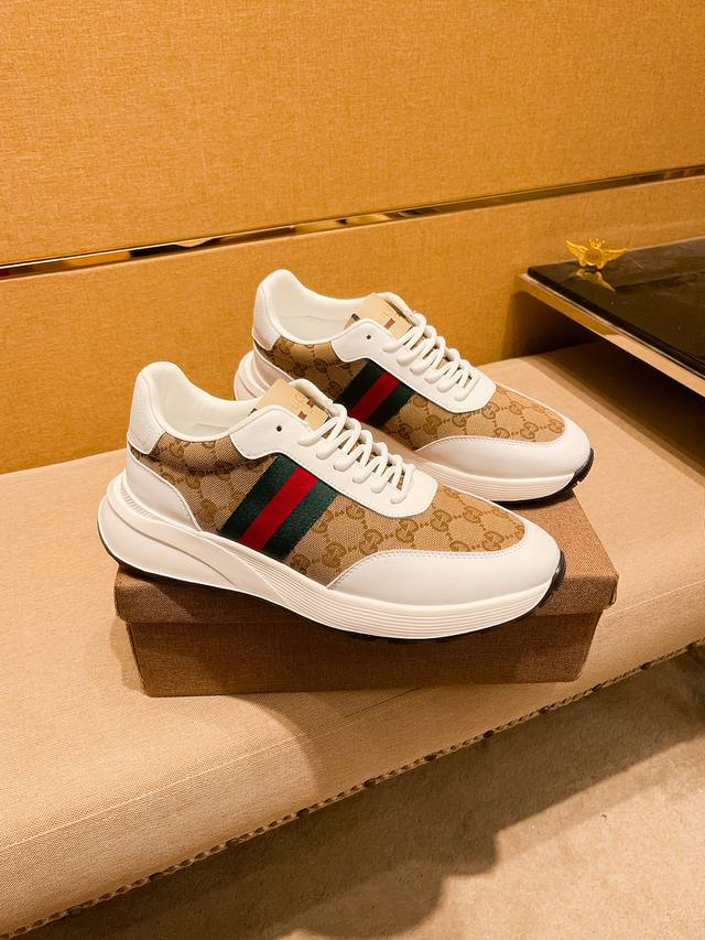 Factory P Batch Gucci Men's Shoes High-End Brand Official Website 1:1 Latest Mas