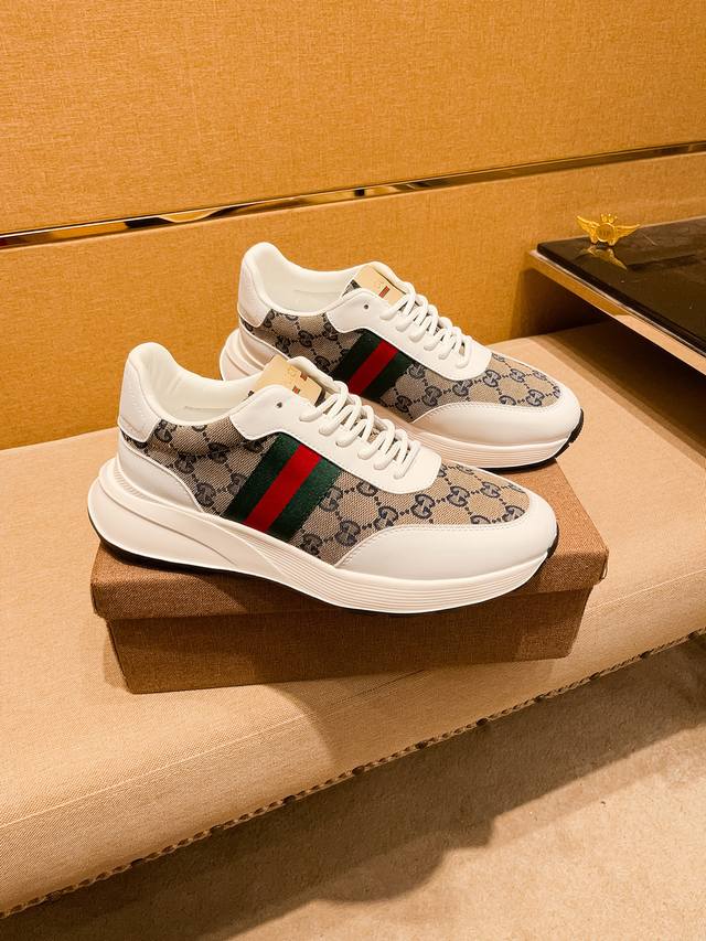 Factory P Batch Gucci Men's Shoes High-End Brand Official Website 1:1 Latest Mas