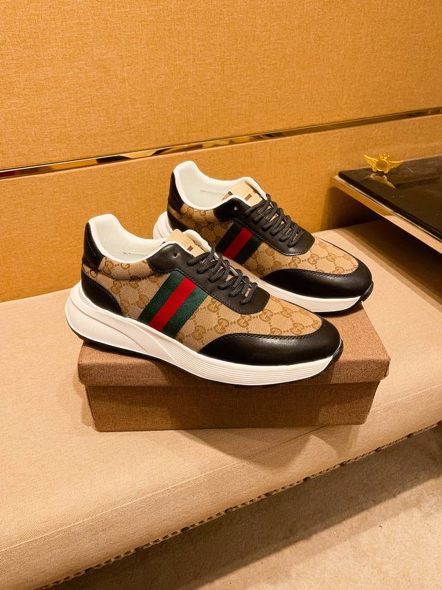 Factory P Batch Gucci Men's Shoes High-End Brand Official Website 1:1 Latest Mas