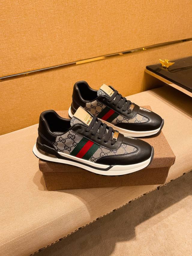 Factory P Batch Gucci Men's Shoes High-End Brand Official Website 1:1 Latest Mas