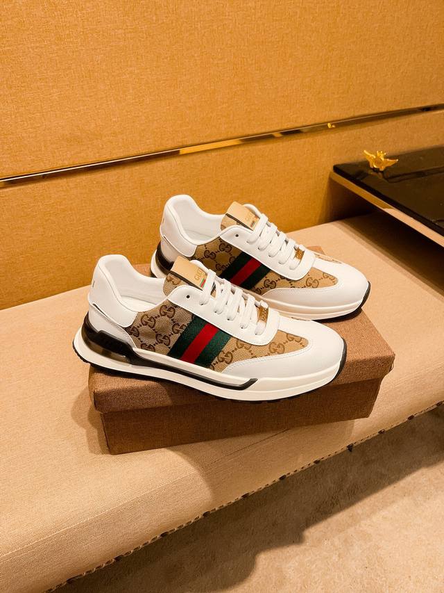 Factory P Batch Gucci Men's Shoes High-End Brand Official Website 1:1 Latest Mas
