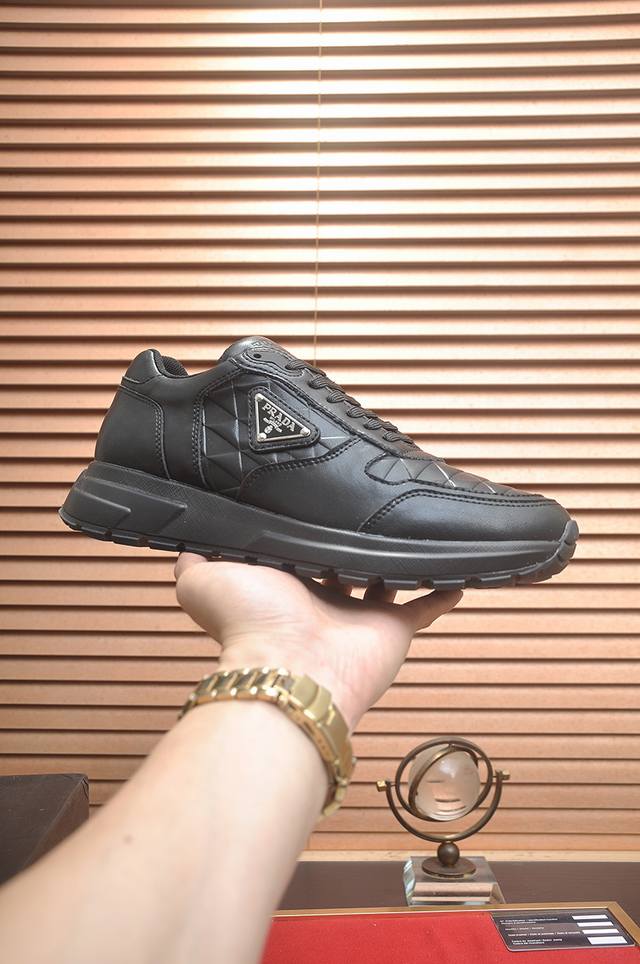 Factory Price P Prada's Latest Genuine Leather Casual Shoes Are Now Available On