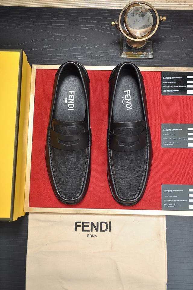 Factory Price P Fendi Fendi Latest High-End Men's Shoes Hong Kong Exclusive! Ori