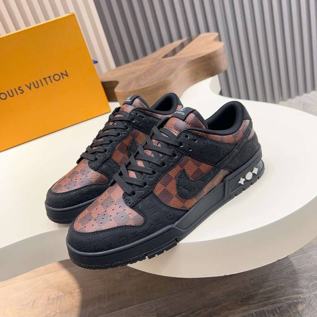 L.V* X Nike Collaboration Low-Top Casual Sneakers, Meticulously Crafted From Gen