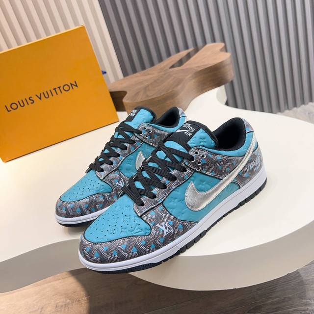 L.V* X Nike Collaboration Low-Top Casual Sneakers, Meticulously Crafted From Gen