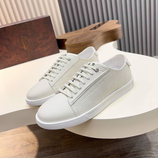 Stefano Ricci, A High-End Luxury Brand, Men's Casual Sneakers, Genuine Leather,