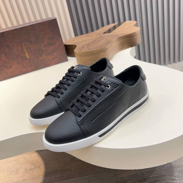 Stefano Ricci, A High-End Luxury Brand, Men's Casual Sneakers, Genuine Leather,