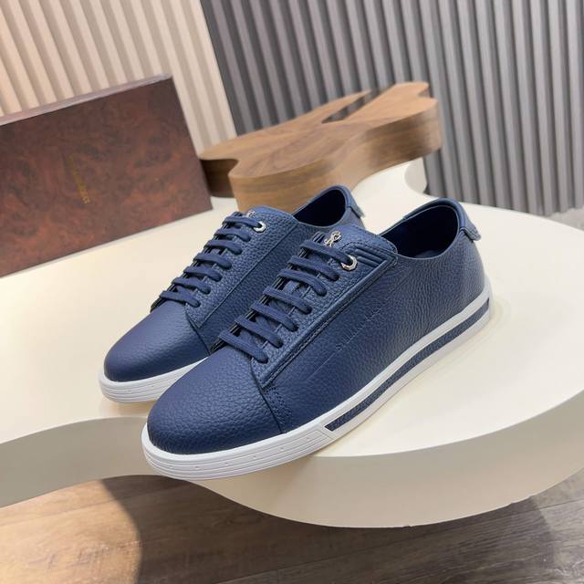 Stefano Ricci, A High-End Luxury Brand, Men's Casual Sneakers, Made From Genuine