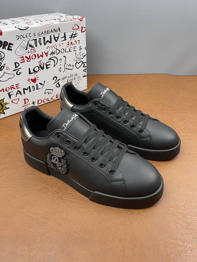Dg High-End Premium Men's Casual Sneakers! Imported Genuine Leather, 5D Printed