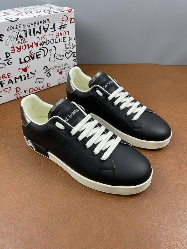 Dg High-End Premium Men's Casual Sneakers!Imported Genuine Leather, 5D Printed D