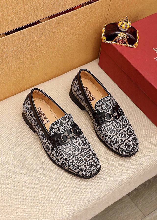 Product Brand: Ferragamo Casual Leather Shoes Standard Sizes: 38-44 45 Customiza
