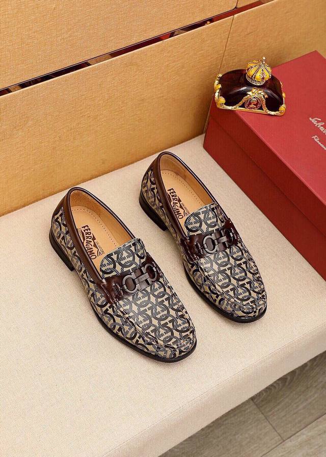 Product Trademark: Ferragamo Casual Leather Shoes Standard Sizes: 38-44 45 Custo