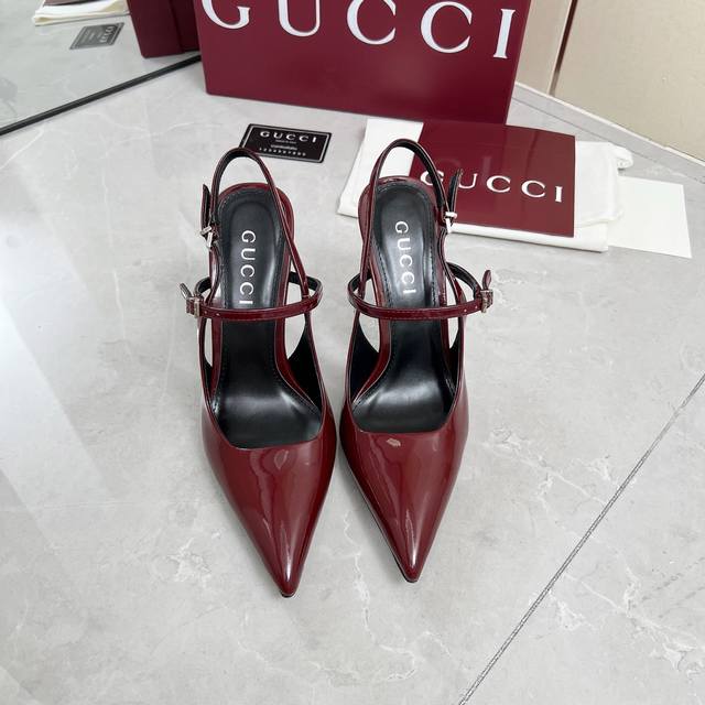 Gucci 25Ss Metal Bamboo Heel Series Sandals. These Sandals Are Meticulously Craf