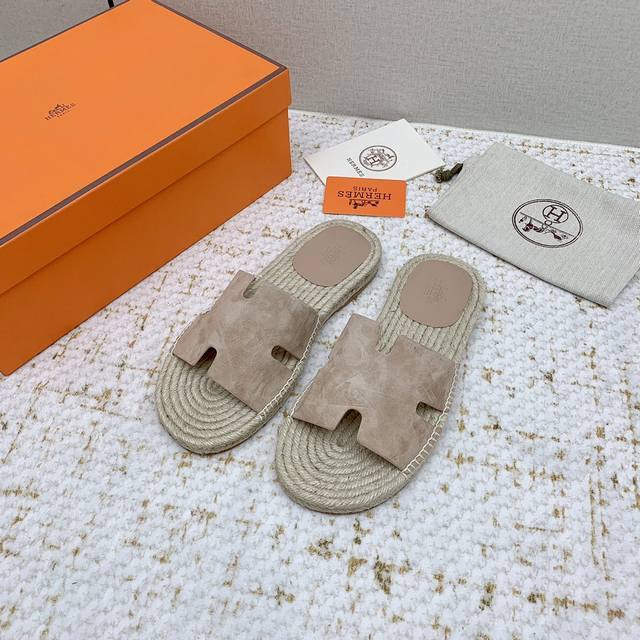 Factory-Made High Version Hermes 25 Spring/Summer New Antigua Leather Woven Toe-
