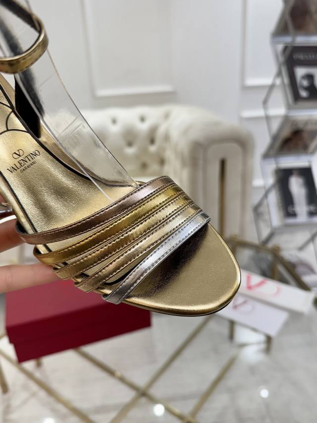 Warren 25Ss New Arrival Sandals With Crystal Series, Rainbow High-Heel Sandals,