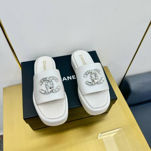 Chanel Chanel Top-Tier Mary Jane Slip-On Sandals This Classic Design Is A Hit On