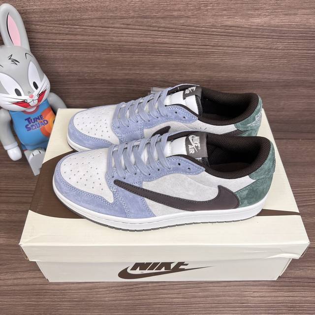 Top Version Trophy Room X Jordan Air Jordan 1 Low, Slip-Resistant, Low-Top, Retr