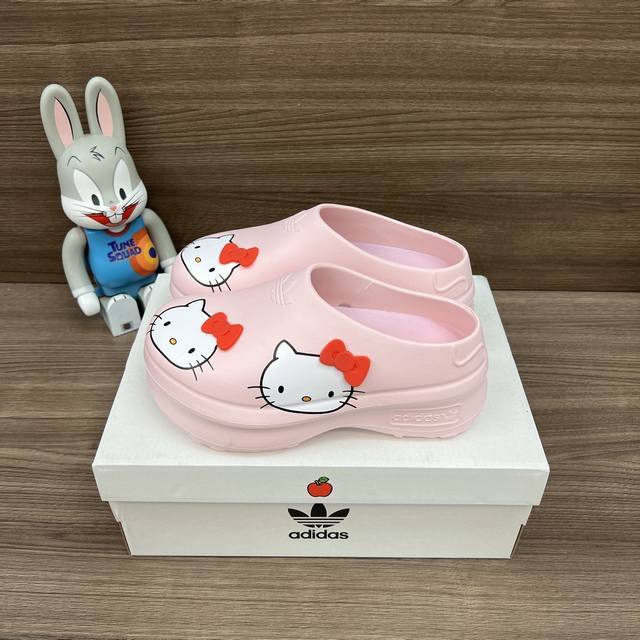 Top-Tier Version Hello Kitty X Adidas Originals Adifom Stan Smith Mule Comfortab
