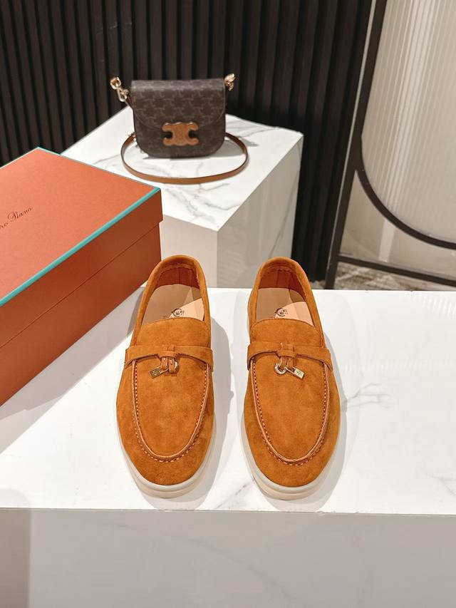 Men's 10 Loropiana Classic High-Gloss Lambskin Loafer Couple's Edition Not Avail