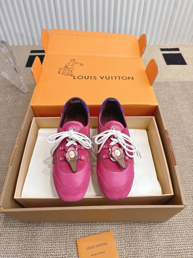 Premium-Grade Louis Vuitton Spring/Summer Sneakerina Series Sports Shoes, Traini