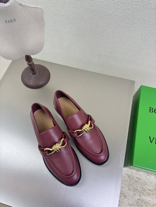 Bottega Venet* Women's Astaire Loafers Original 1:1 Design Consistent Rope-Tied