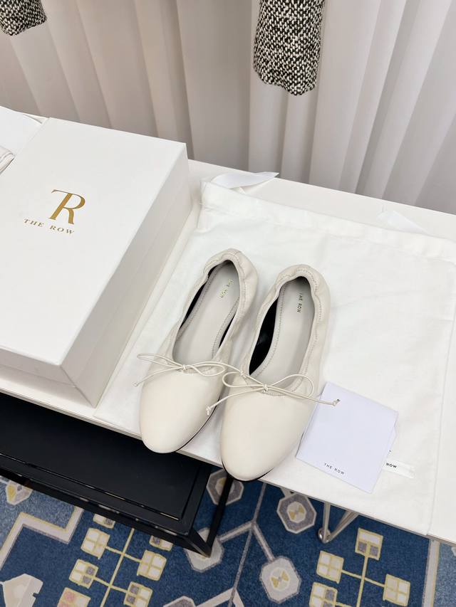 The Row 24Ss Autumn/Winter New Arrival Bowknot Ballet Flats These Are Said To Be
