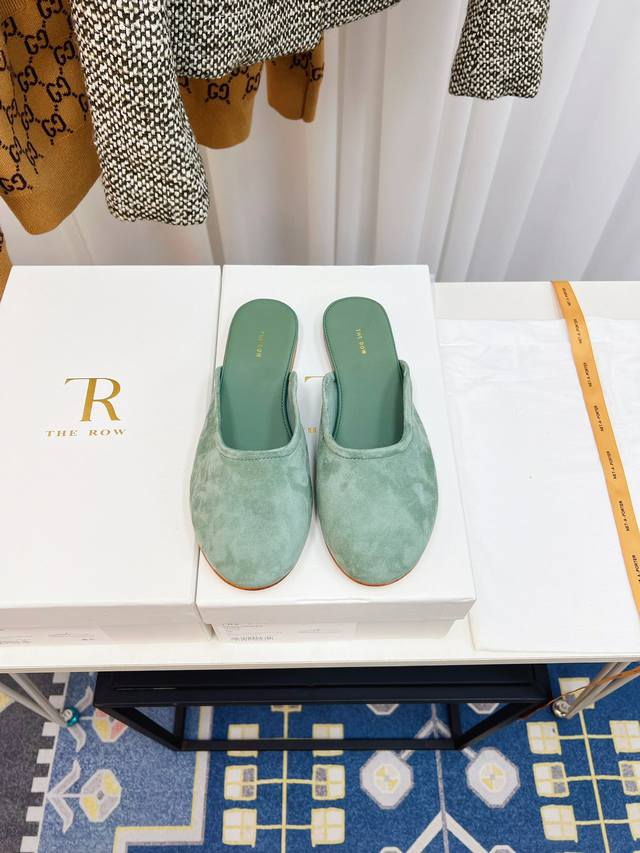 The Row Ultra-Soft Sheepskin Half-Slip-On Sandals Highly Recommended! The Qualit