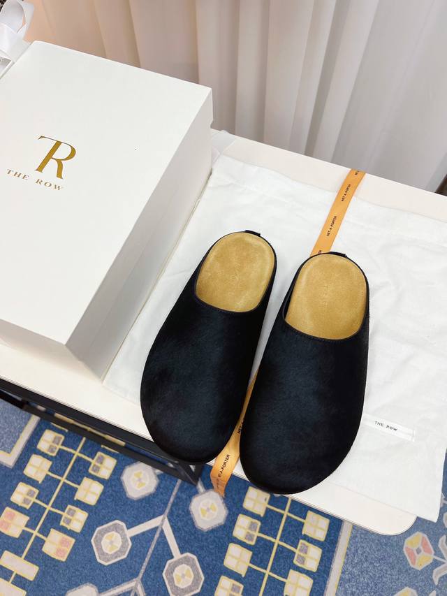 The Row 24 New-Style Slip-On Sandals, Birkenstock-Style, Retro-Chic, Versatile F