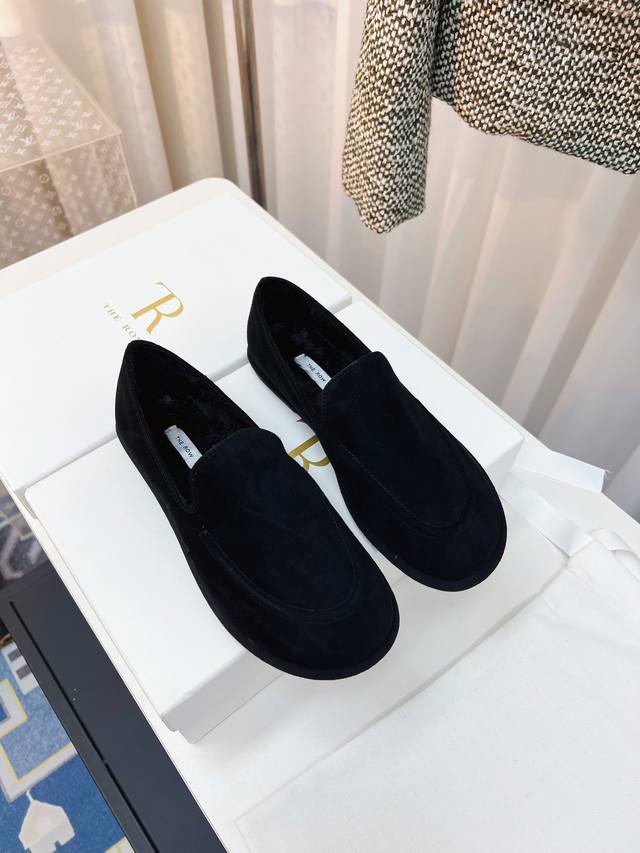 High-Quality From Dongguan, The Row Slip-On Loafers With Fleece Lining. I Fell I