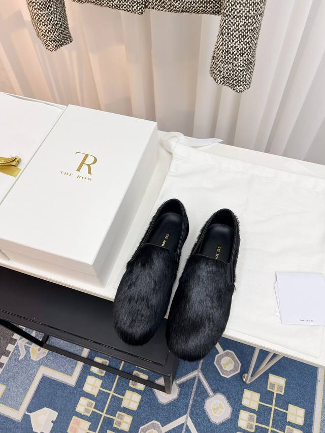 Horsehair The Row 25S Early Spring New Arrival Loafer Shoes Annual Favorite. At