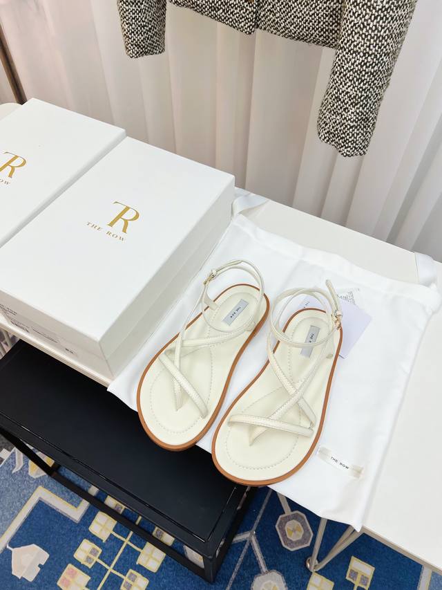 The Row 25Ss New-Style Thin-Strap Flat Sandals. Thin-Strap Sandals Are All About
