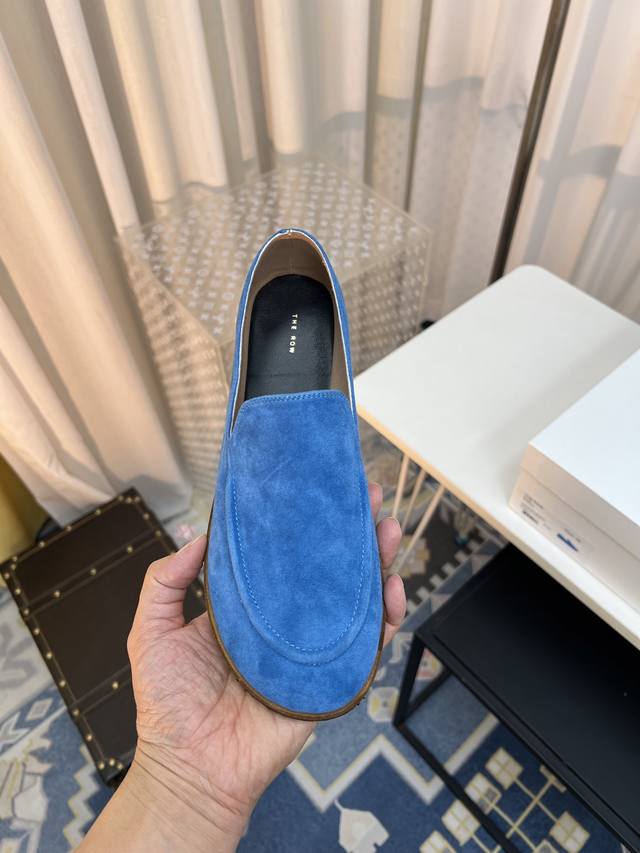 The Row New Neutral Retro Minimalist Loafer! The Square Toe Design Ensures Comfo