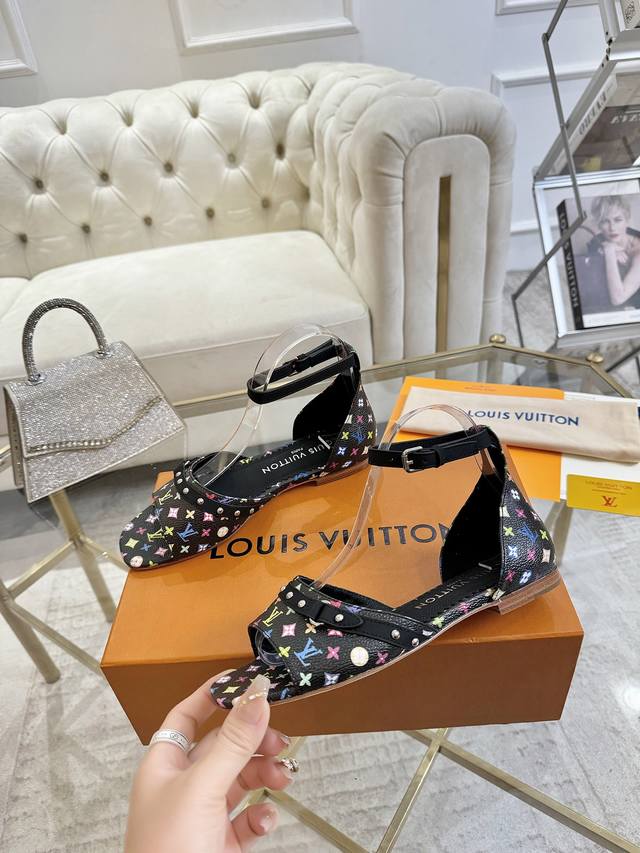 Lv Louis Vuitton X Takashi Murakami Collaboration Series! White Three-Color Sand