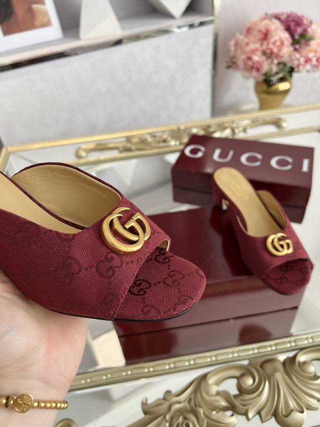 Gucci 2025 New-Style Sandals, High Heels That Are Versatile And Slimming, Featur