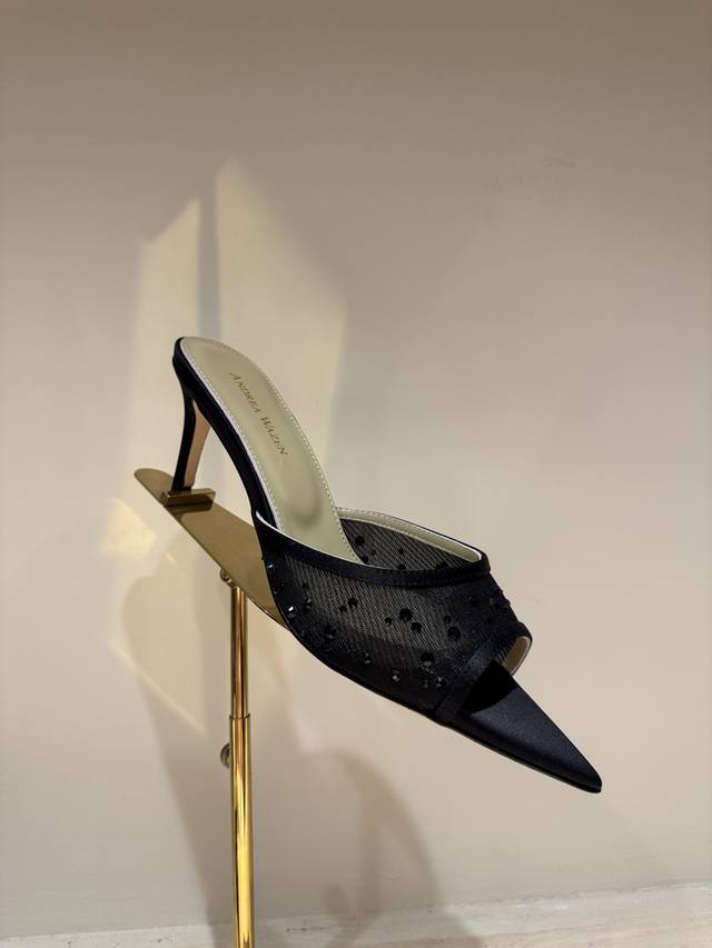 Andrea Wazen Fairy Edition Sandals, Handcrafted Lace Folding Technique, Incredib