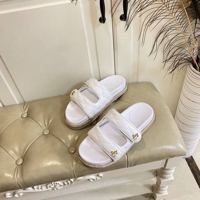 Factory Price P, Jimmy Choo New-Style Slippers, Cowhide Upper, Sheepskin Lining,