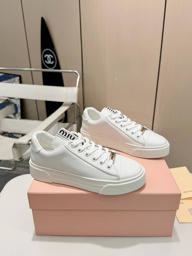 Flash Sale Price: Must-Have For Fashion Enthusiasts Miu Miu Casual Shoes. Family