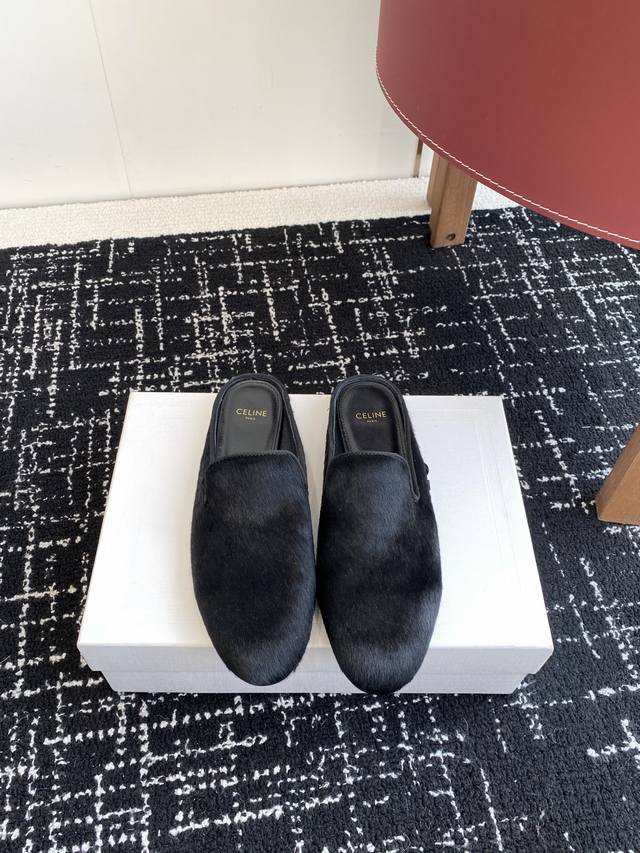Premium Grade Celine Triomphe 25Ss Spring/Summer New Arrival Half-Slip-On With E