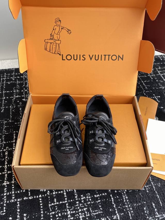 Premium-Grade Louis Vuitton Sneakerina Series Ballet Sneakers, Training Shoes, F