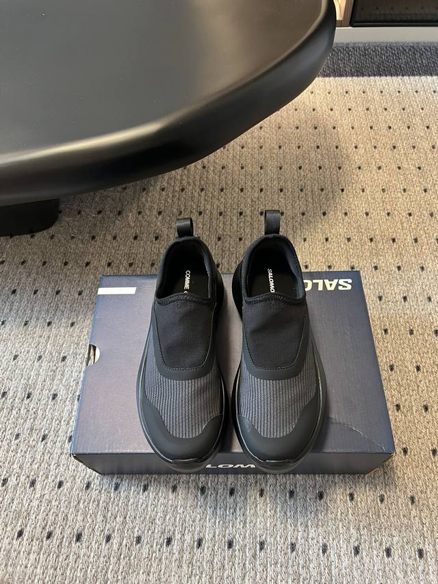 Top-Tier Version Cdgx Salomon 4.0 Thick-Soled Height-Increasing Black And White