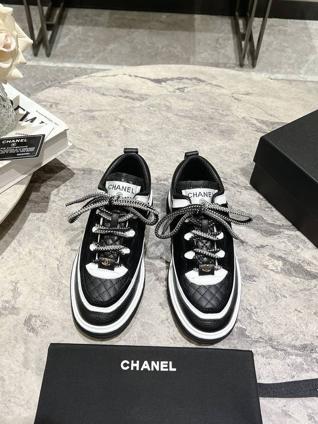 Factory Price P Chanel Chanel's Latest 25C Casual Sneakers, Original Mold Custom