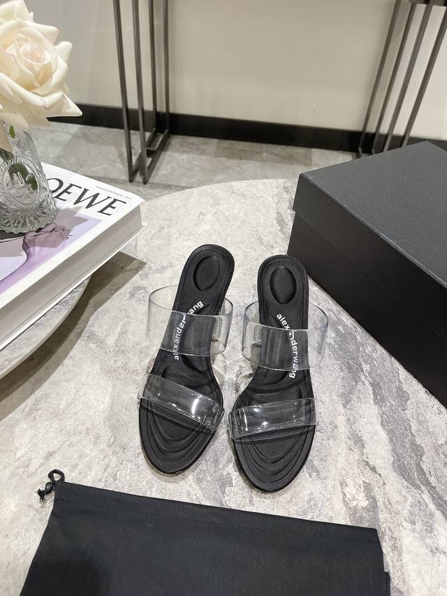 Alexander Wang Spring/Summer New Arrival Lolita High-Heel Open-Toe Plastic Stud